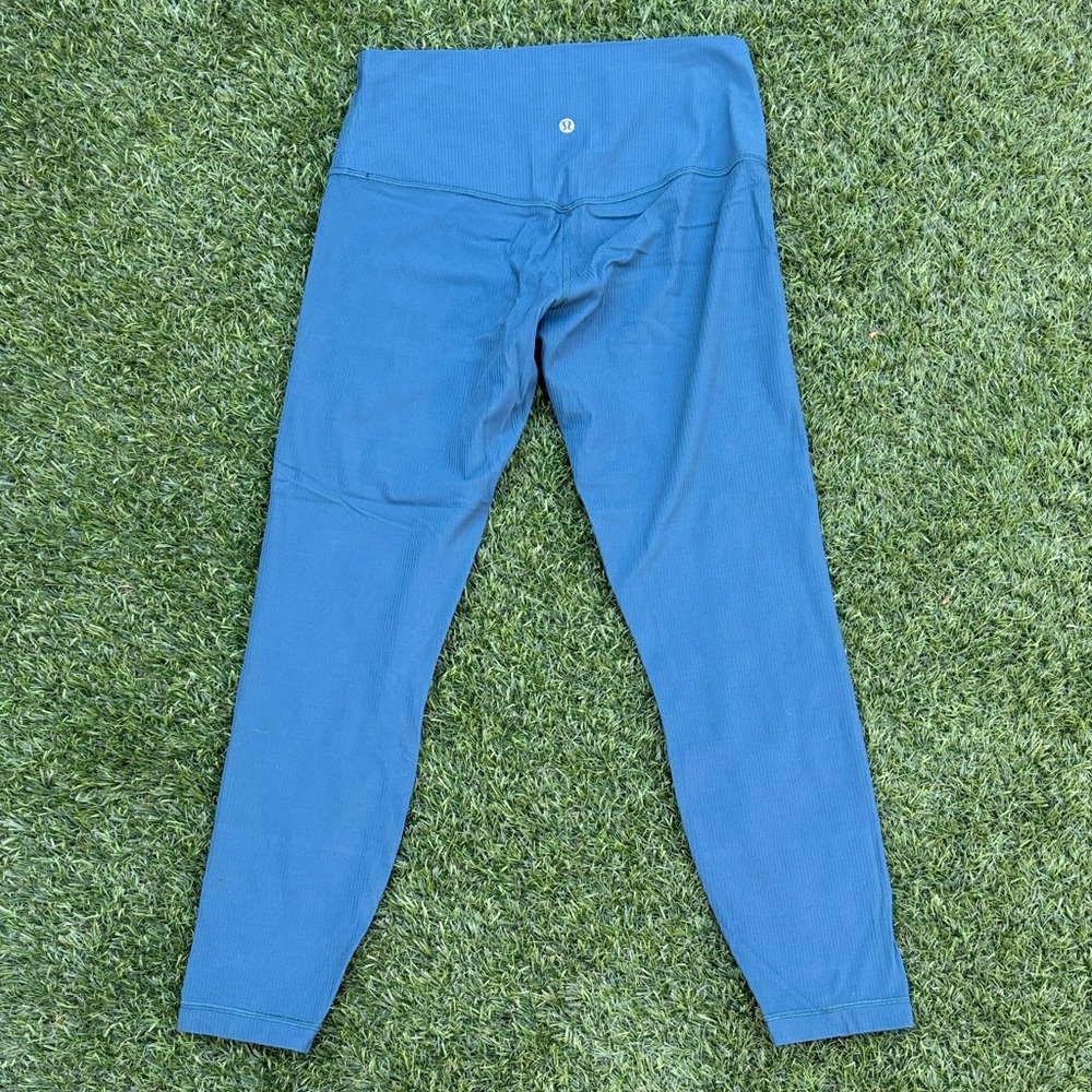 lululemon athletica Blue Leggings Size 10 - Picture 2 of 6